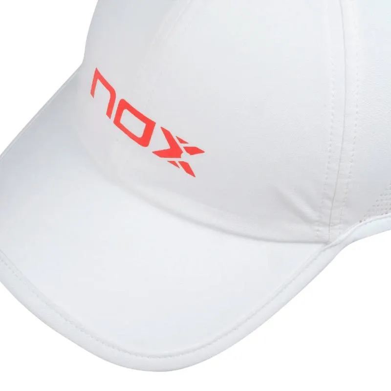 Nox White Red Cap