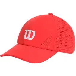 Gorra Wilson Active Rojo Perforato