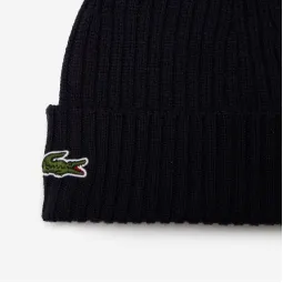 Cap Lacoste Navy Blue Wool