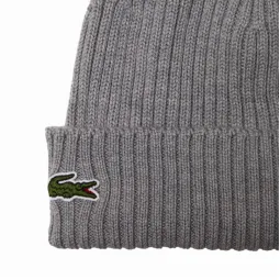 Gorro Lacoste Lana Gris Vigor