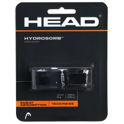 Replacement Grip Squash Head Hydrosorb Black Red
