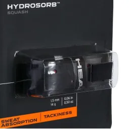 Replacement Grip Squash Head Hydrosorb Black Red