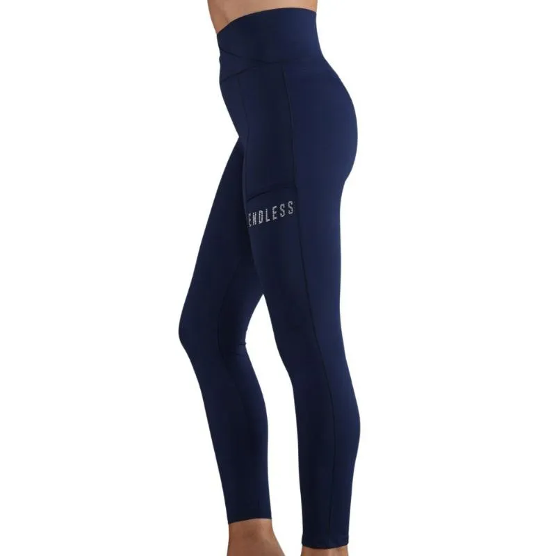 Mallas Endless Cross Pocket Azul Marino