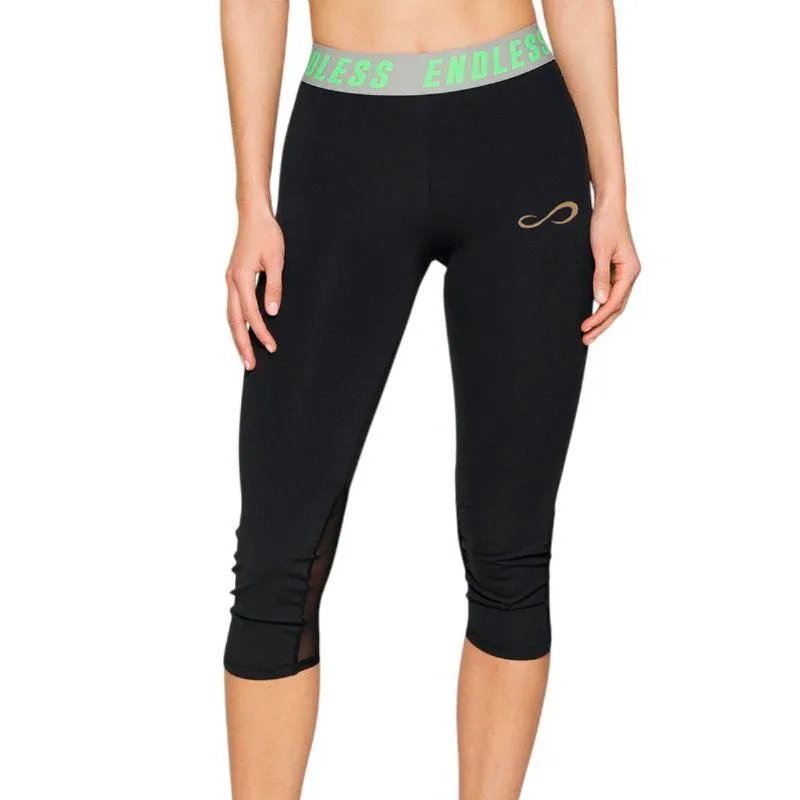 Mallas Endless Iconic Negro Verde