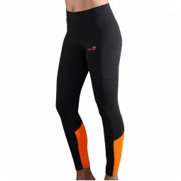 Mallas Endless Lift Negro Naranja