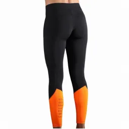 Mallas Endless Lift Negro Naranja