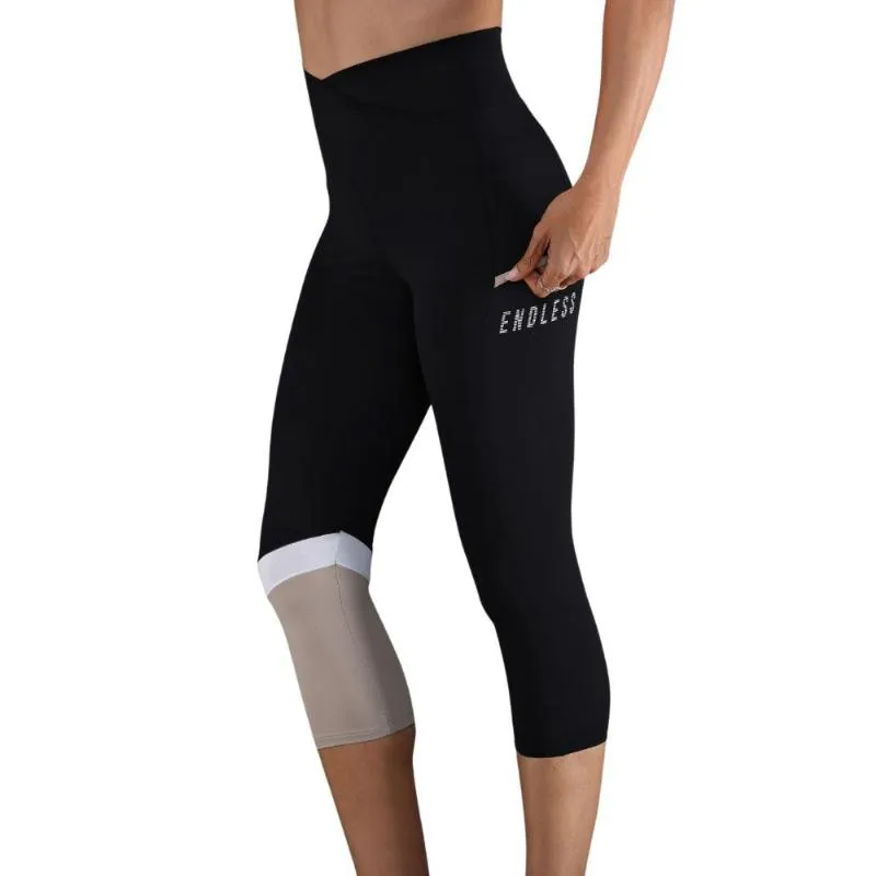 Mallas Endless Line Pocket HW Negro Delave