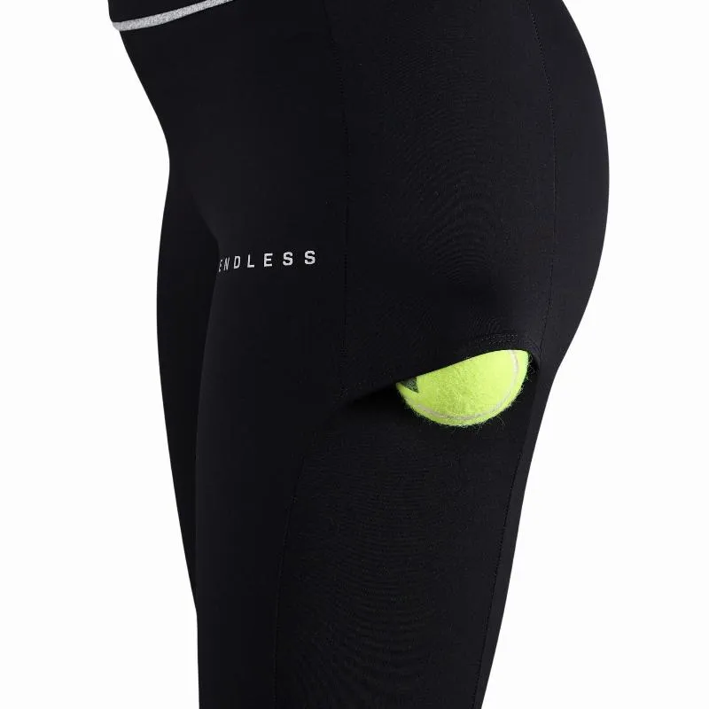 Mallas Endless Vanity Pocket Negro Gris Chine