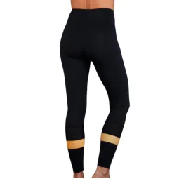 Mallas Endless Zip Negro Oro
