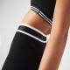 Mallas Lacoste Sport Cintura Estampada 7/8 Negro - Barata Oferta Outlet