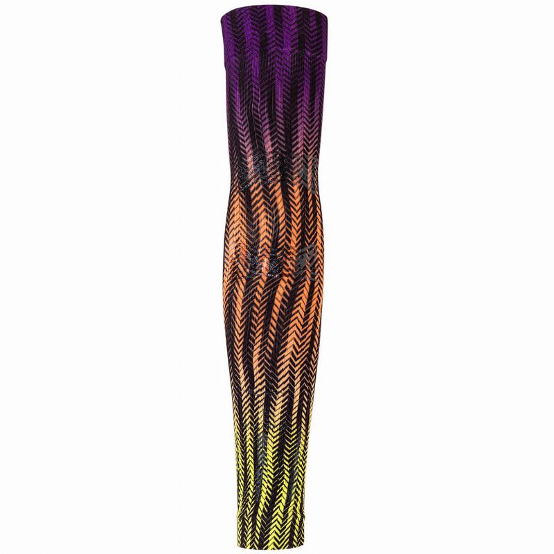 Floky No Strain Fantasy Delhi Black Yellow Arm Warmers 1 Unit