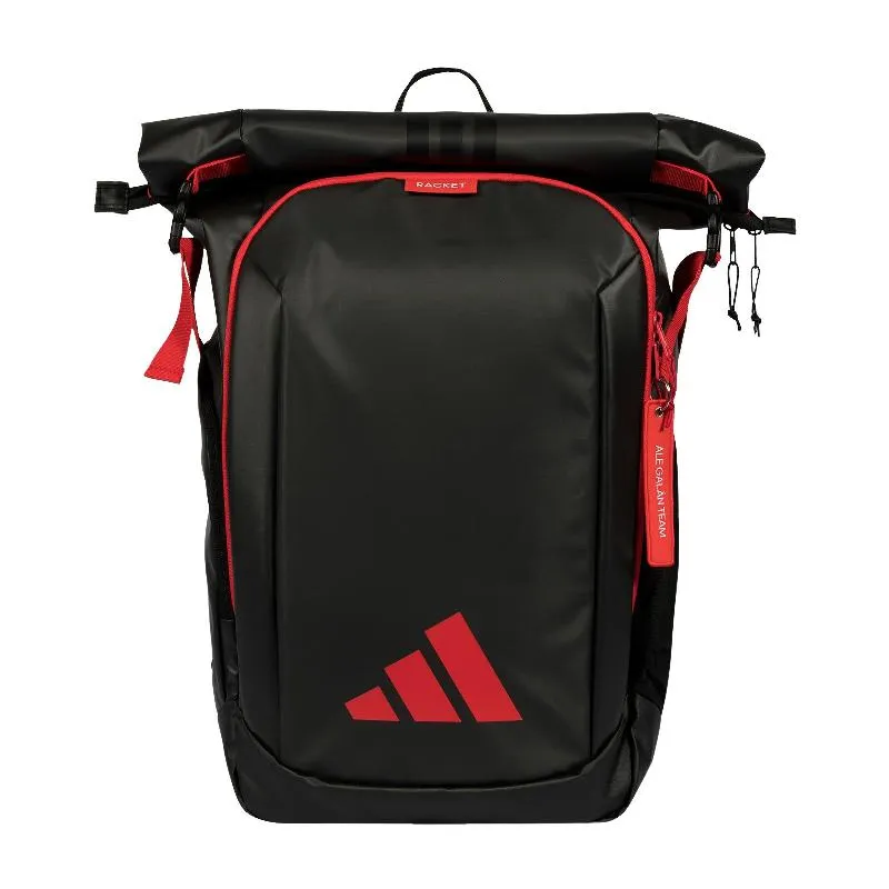 Mochila Adidas Ale Galan Multigame 3.5 Negro Rojo