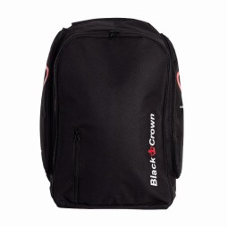 Black Crown Focus Black Red Backpack