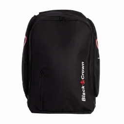 Black Crown Focus Black Red Backpack
