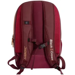 Black Crown Magic Bordeaux Gold Backpack