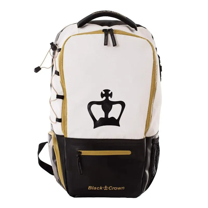 Mochila Black Crown Raptor V2 Blanco Dorado