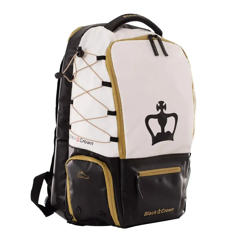 Mochila Black Crown Raptor V2 Blanco Dorado