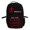 Mochila Black Crown Spartan Negro Rojo