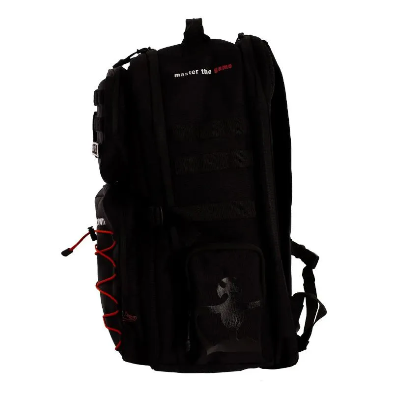Mochila Black Crown Spartan Negro Rojo