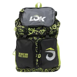 Mochila Lok Adventure 2 Negro Verde Fluor
