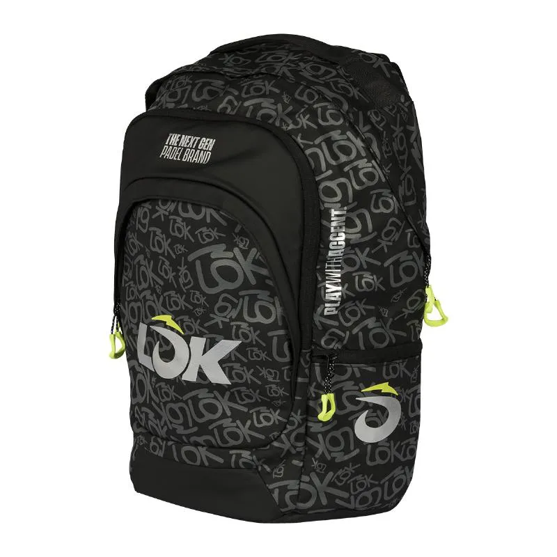Mochila Lok Maxx 2 Negro Verde