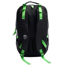 Lok Maxx Backpack Black Dark Gray Lime