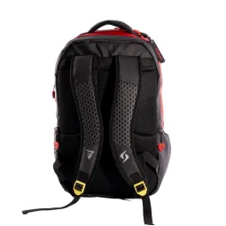 Mochila Siux Stupa Electra Negro Rojo
