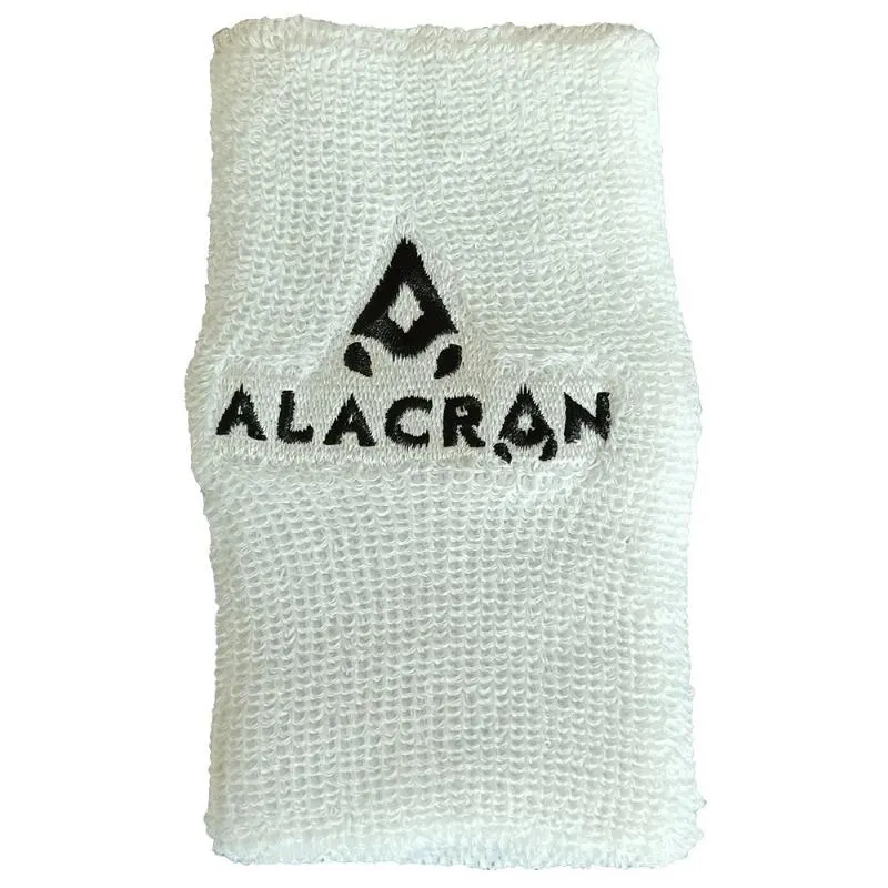 Wide Scorpion Wristband White Black