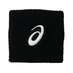 Asics Performance Black Wristband 2 Units
