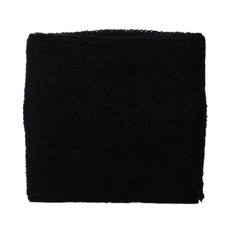 Asics Performance Black Wristband 2 Units