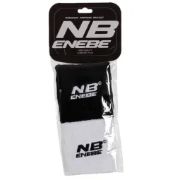 Enebe White Black Wristband 2 Units