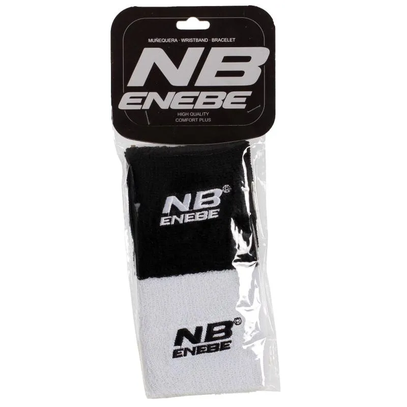 Enebe White Black Wristband 2 Units