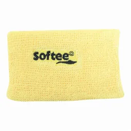Softee Wide Yellow Wristband 1 Unit
