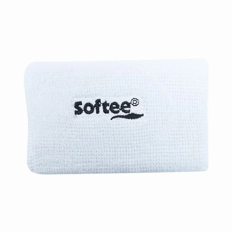 Softee Wide White Wristband 1 Unit