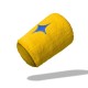 Munequera StarVie Amarillo Azul 1 Unidad - Barata Oferta Outlet