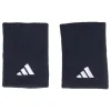 Adidas Dark Blue White Large Wristbands 2 Units