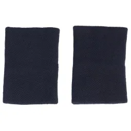 Adidas Dark Blue White Large Wristbands 2 Units