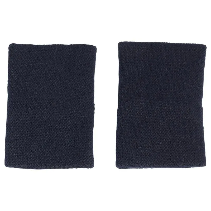 Adidas Dark Blue White Large Wristbands 2 Units