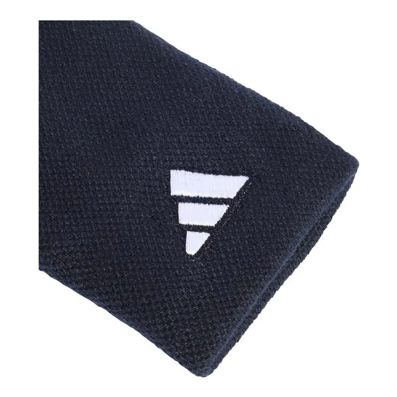 Adidas Dark Blue White Large Wristbands 2 Units