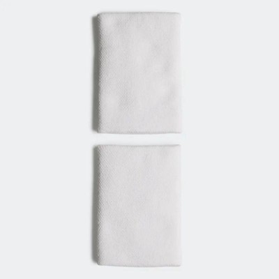 Adidas Large White wristbands 2 units