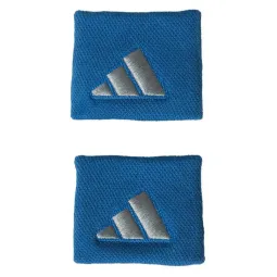 Adidas Short Blue Gray Wristbands 2 Units