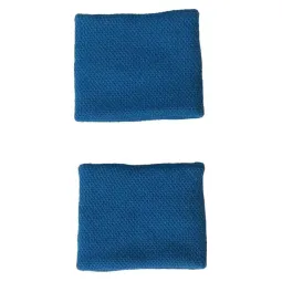 Adidas Short Blue Gray Wristbands 2 Units