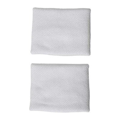 Adidas Short White Black Wristbands 2 Units