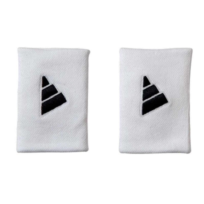 Adidas Long White Black Wristbands 2 Units