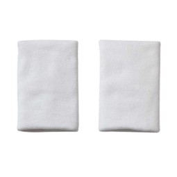 Adidas Long White Black Wristbands 2 Units
