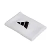 Adidas Long White Black Wristbands 2 Units