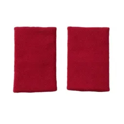 Adidas Long Red Gray Wristbands 2 Units