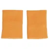 Adidas Orange White Large Wristbands 2 Units
