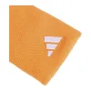 Adidas Orange White Large Wristbands 2 Units