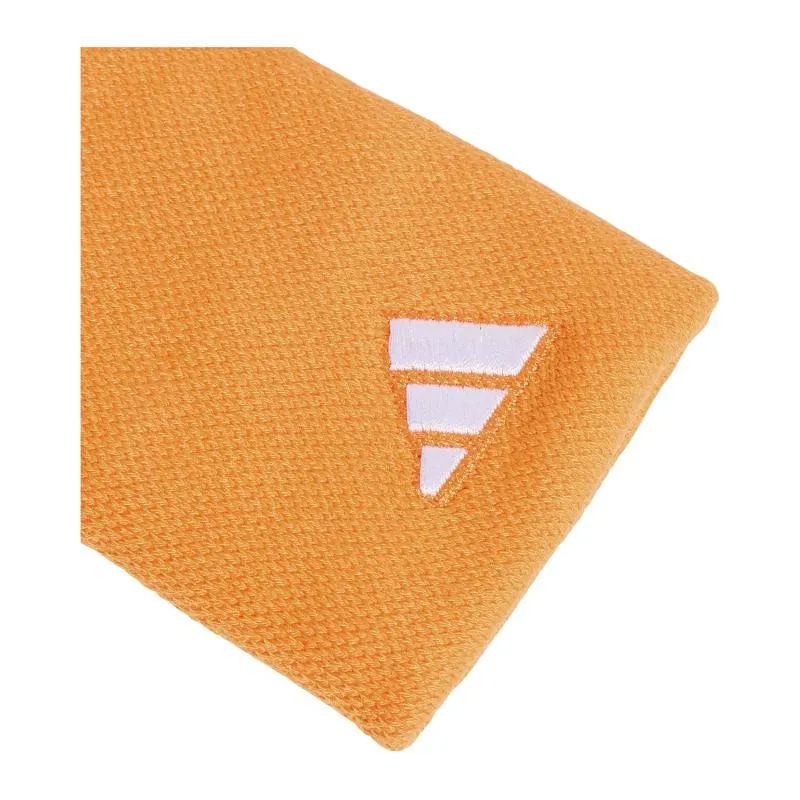 Adidas Orange White Large Wristbands 2 Units